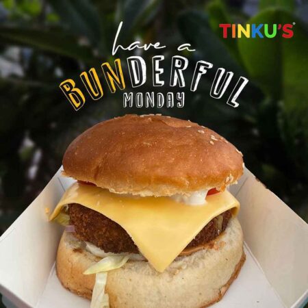 Cheese Corn Tikki Burger